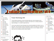 Tablet Screenshot of futuretechnology500.com
